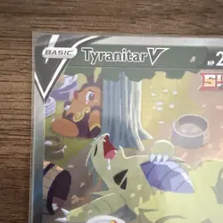 Pokemon Tyranitar V 155/163 Ultra Rare Full Art Single Strike Holo Battle Styles - Image 3
