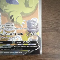Pokemon Tyranitar V 155/163 Ultra Rare Full Art Single Strike Holo Battle Styles - Image 5