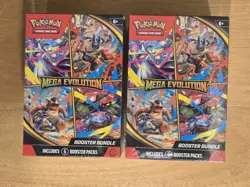 Pokemon TCG Mega Evolution Booster Bundle – 2 Pack (12 Packs Total) – Sealed - Image 1