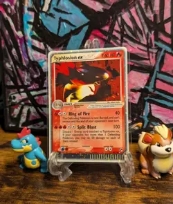 Pokemon 2003 WOTC 🔥 Typhlosion ex 99/100 Sandstorm Holo 📛 NM - LP ✨ E-Reader - Image 1
