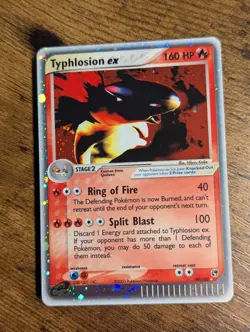 Pokemon 2003 WOTC 🔥 Typhlosion ex 99/100 Sandstorm Holo 📛 NM - LP ✨ E-Reader - Image 2