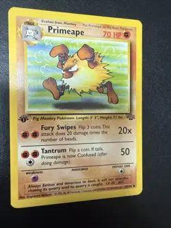 Pokemon Primeape 43/64 First Edition Jungle Regular - Image 1