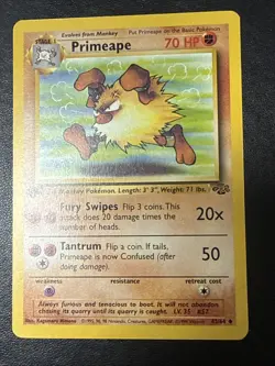 Pokemon Primeape 43/64 First Edition Jungle Regular - Image 3