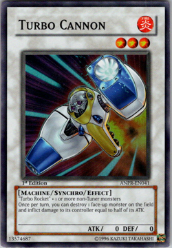 YuGiOh Turbo Cannon ANPR-EN041 1st Edition Super Rare NM/lp - Image 1
