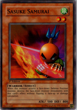 Sasuke Samurai - 1st Edition - PGD-015 - Super Rare - Yugioh - Image 1
