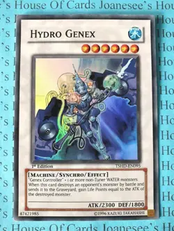 Hydro Genex TSHD-EN095 Super Rare Yu-Gi-Oh Card 1st Edition New - Image 1