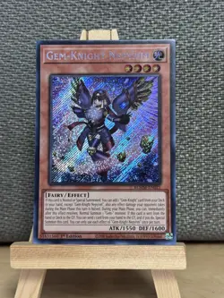 Yu-Gi-Oh! 2025 Gem-Knight Nepyrim BLMM-EN021 Secret Rare 1st Ed NM - Image 1