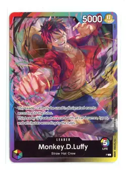 Monkey.D.Luffy (Release Event Leader) P PR Normal One Piece Promotion Cards LP - Image 1