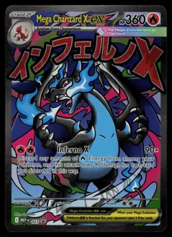 Mega Charizard X ex 023 - Pokemon Mega Evolutions - Promo (NM) - Image 1