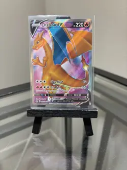 Pokemon TCG Charizard V SWSH050 Sword and Shield Promo Rare NM-LP - Image 1