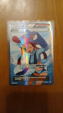 Pokemon Skyla Full Art 149/149 Boundaries Crossed Holo - LP Condition - Image 1