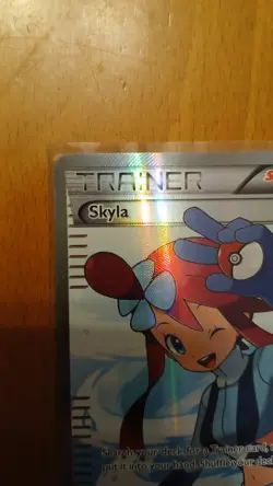 Pokemon Skyla Full Art 149/149 Boundaries Crossed Holo - LP Condition - Image 3