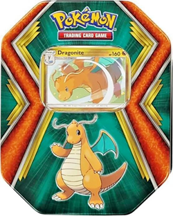 Pokemon TCG 2019 Dragonite Tin with 3 Booster Packs - New & Factory Sealed - Image 1