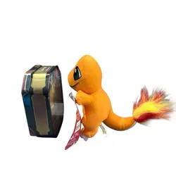 Pokemon TCG Dragonite Dragons Tin NEW/SEALED With Charmander Plush 7” New 820650102851 - Image 3