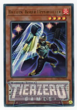 Yugioh Battlin' Boxer Uppercutter LD10-EN032 Ultra Rare 1st Edition NM/LP - Image 1