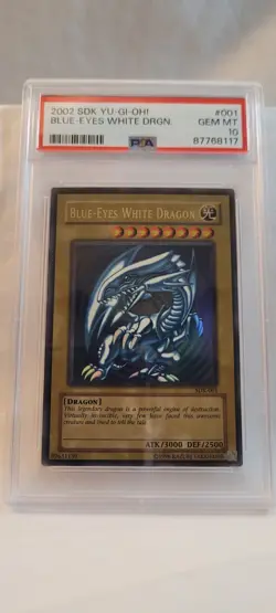 Yugioh! Blue-Eyes White Dragon SDK-001 Starter Deck: Kaiba Unlimited PSA 10 - Image 3
