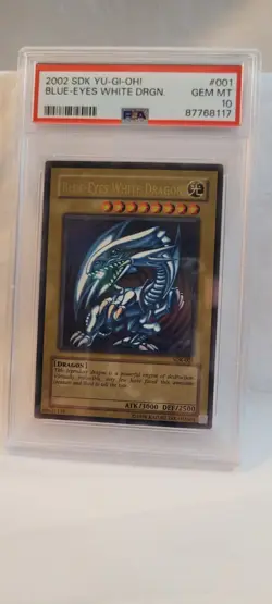 Yugioh! Blue-Eyes White Dragon SDK-001 Starter Deck: Kaiba Unlimited PSA 10 - Image 4
