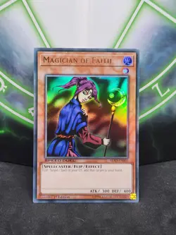 Yugioh Magician of Faith SBAD-EN001 Ultra Rare 1st Editon LP - Image 1