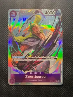 Roronoa Zoro OP05-067 Alternate Art One Piece Card Game ENGLISH FOIL LP - Image 1