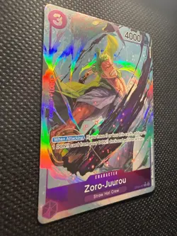 Roronoa Zoro OP05-067 Alternate Art One Piece Card Game ENGLISH FOIL LP - Image 4
