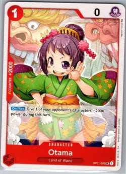 Pre Errata Otama OP01-006 Romance Dawn - One Piece Card - NM - Image 1