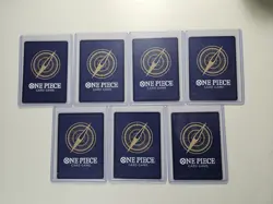 One Piece OP13 3rd Anniversary Treasure Pack Promo Card Set Of 7 - English - Image 4