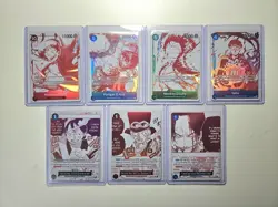 One Piece OP13 3rd Anniversary Treasure Pack Promo Card Set Of 7 - English - Image 5