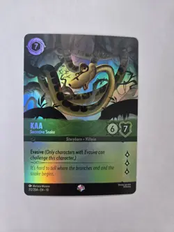 Disney Lorcana Kaa Secretive Snake Epic Emerald Whispers in the Well 212/204 - Image 1