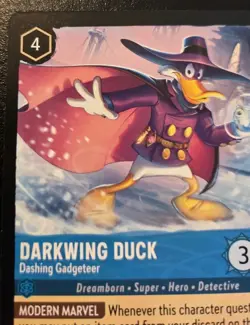 Darkwing Duck - Dashing Gadgeteer 150/204 Super Rare Winterspell Disney Lorcana - Image 2