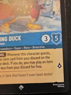 Darkwing Duck - Dashing Gadgeteer 150/204 Super Rare Winterspell Disney Lorcana - Image 5