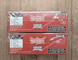 x2 ENGLISH Union Arena UE11BT Rurouni Kenshin Booster Box FACTORY SEALED! NEW - Image 5