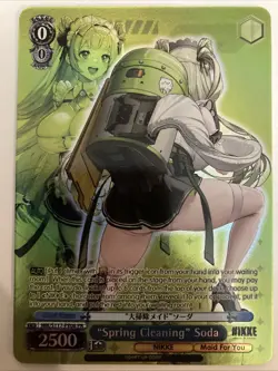 Weiss Schwarz Goddess of Victory Nikke S117-PE08 PR "Spring Cleaning" Soda PROMO - Image 1