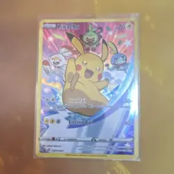 Pokemon Pikachu SWSH020 Promo Holo Basic Card SWSH Sword & Shield 70HP - Image 1