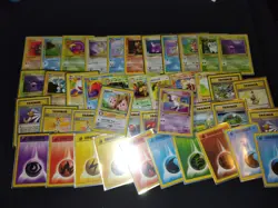 40+ Card Lot Base Set Pokemon 1999 2000 2nd Base Set Mix + Japanese + 2 Promos - Image 1