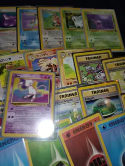 40+ Card Lot Base Set Pokemon 1999 2000 2nd Base Set Mix + Japanese + 2 Promos - Image 3