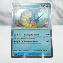 Gyarados 43/193 Paldea Evolved Holo Rare Pokemon Card 2023 LP - Image 1