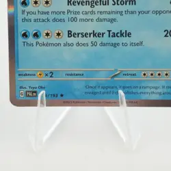 Gyarados 43/193 Paldea Evolved Holo Rare Pokemon Card 2023 LP - Image 4