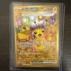 Pokemon Cards Pikachu ex 247/191 Surging Sparks Hyper Rare NM - Image 1