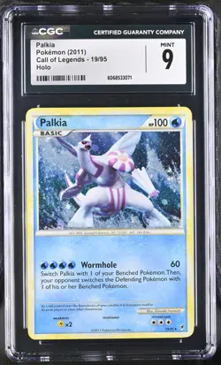 CGC 9 MINT Palkia 2011 Call of Legends 19/95 Holo Pokemon Card - Image 1