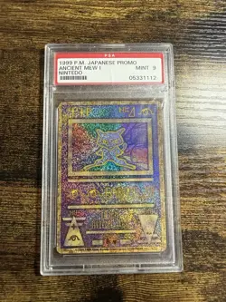 PSA 9 Ancient Mew I Nintedo Error Holo Movie Promo Pokemon Card Japanese 1999 - Image 1