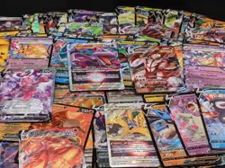 10x Random ULTRA RARE ONLY Pokemon Card Lot VMAX Lv.X GX EX V Full Art Rainbow - Image 1