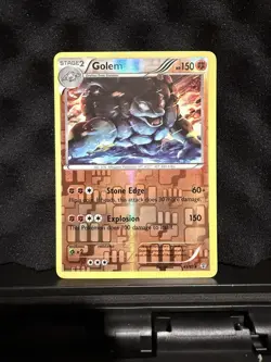 Pokemon TCG Generations Golem Card 45/83 Reverse Holo Rare - Image 1