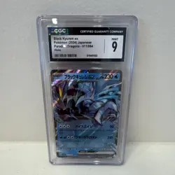 Pokemon Black Kyurem ex Holo CGC 9 Mint Card #011/064 Paradise Dragona 2024 - Image 1