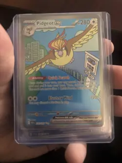 Pokemon TCG Holo Ultra Rare Pidgeot EX Obsidian Flames Card 225/197 NM Condition - Image 1