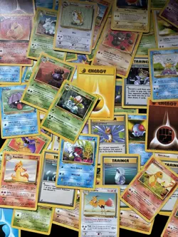 Vintage Pokemon Cards Bundle x 100 including base set 1999 WOTC - Image 3