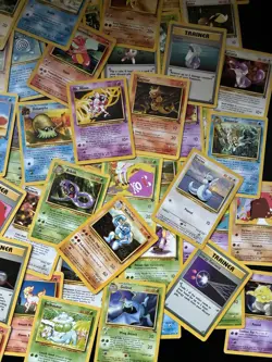 Vintage Pokemon Cards Bundle x 100 including base set 1999 WOTC - Image 5