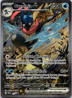 Greninja ex - 132 SV: Scarlet & Violet Promo Cards Promo Holo NM - Image 1