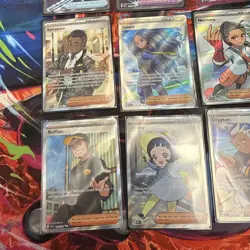 Pokemon TCG Card Lot Full Arts English Trainers Rare N - Image 2
