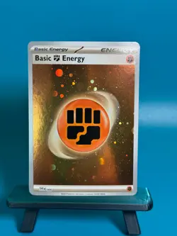 HD Fighting Energy Cosmos Holo with Mew Tail Swirl SVE MEW 006 151 Pokemon Card - Image 2