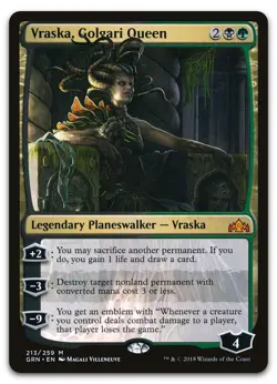 Vraska, Golgari Queen #213 (NM) Guilds of Ravnica GRN Magic MTG - Image 1